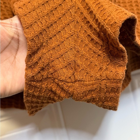 Urban Outfitters Out From Under Ty Waffle Knit Romper Terracotta Brown Small - Picture 12 of 14